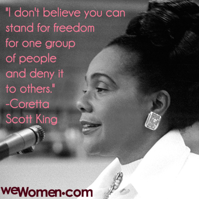 CORETTA SCOTT KING QUOTES image quotes at relatably.com