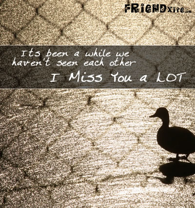 CUTE I MISS YOU QUOTES FOR FRIENDS image quotes at relatably.com