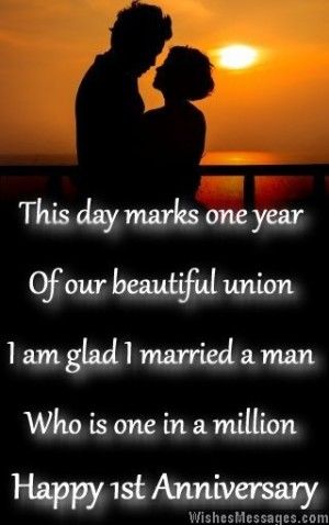 First Year Wedding Anniversary Quotes For Her Image Quotes At