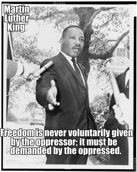 FREEDOM QUOTES BY MARTIN LUTHER KING image quotes at relatably.com