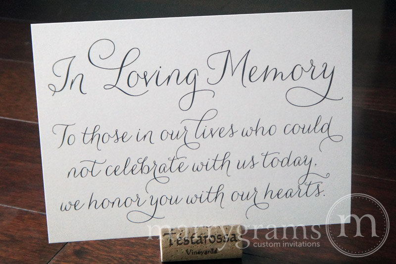 In Loving Memory Quotes For Wedding Programs Image Quotes At