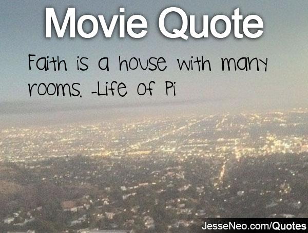 LIFE OF PI QUOTES ABOUT FAITH WITH PAGE NUMBERS image quotes at