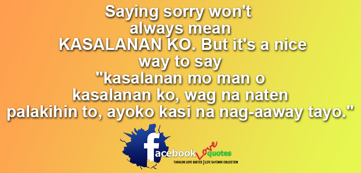 Sorry Friend Quotes Tagalog Image Quotes At