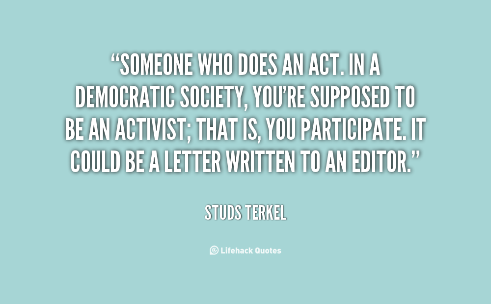 STUDS TERKEL QUOTES image quotes at relatably.com