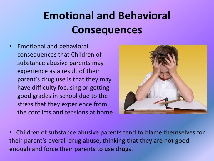 effects of parental substance misuse on child development