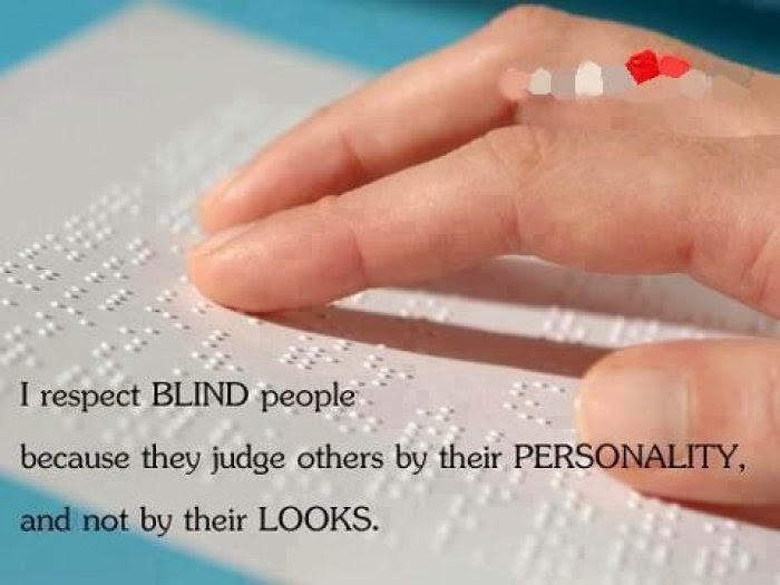 When a blind