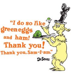 dr seuss book quotes green eggs and ham