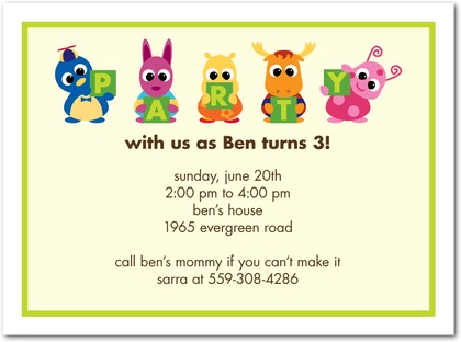 Birthday Invitations Quotes For Kids 7