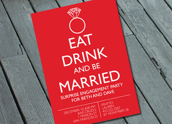 Funny Engagement Party Invitations 6