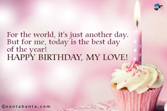 HAPPY BIRTHDAY MY LOVE QUOTES FOR HIM image quotes at relatably.com