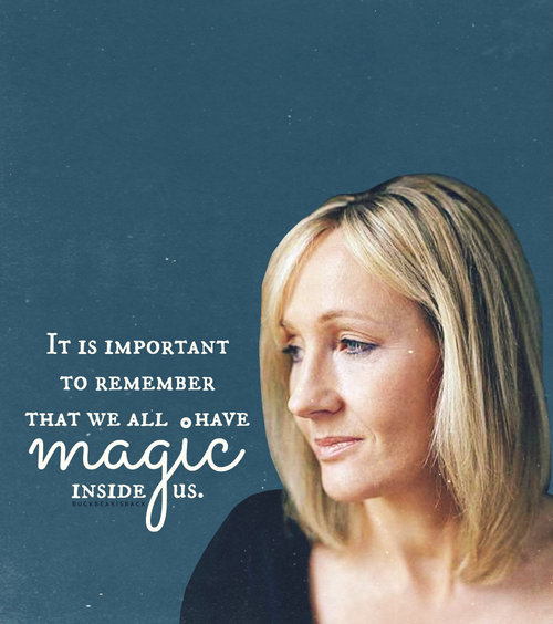 JK ROWLING QUOTES ON MAGIC image quotes at relatably.com