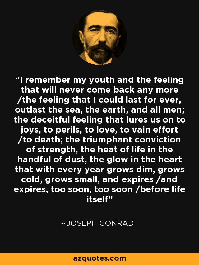 JOSEPH CONRAD QUOTES image quotes at relatably.com