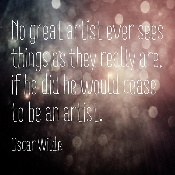 OSCAR WILDE QUOTES NO GREAT ARTIST image quotes at relatably.com