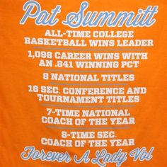 PAT SUMMITT QUOTES image quotes at relatably.com