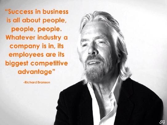 RICHARD BRANSON QUOTES TREATING EMPLOYEES image quotes at relatably.com