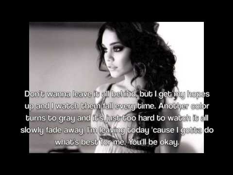 Vanessa Hudgens Song Quotes Relatable Quotes Motivational Funny Vanessa Hudgens Song Quotes At Relatably Com