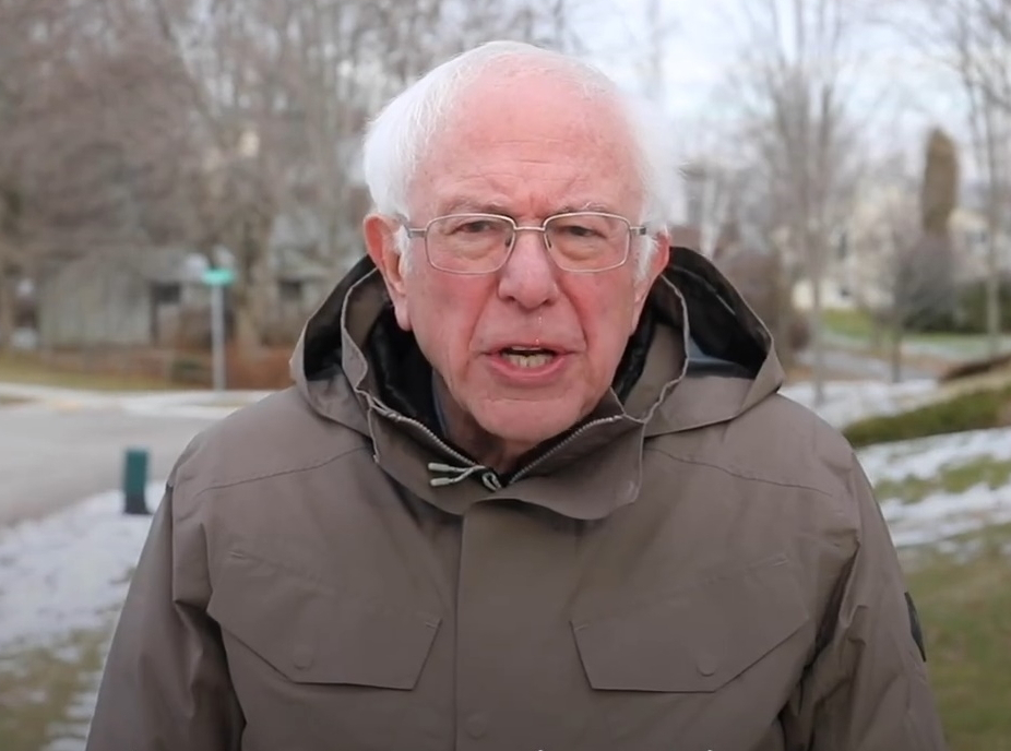 Bernie Sanders Once Again Asking blank meme template
