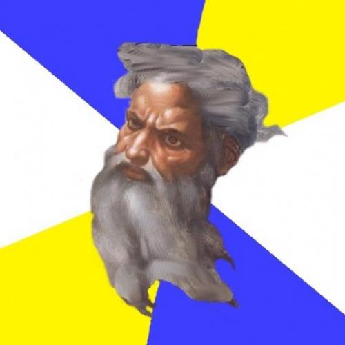 Advice God blank meme template