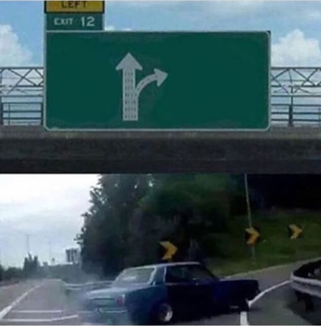 Car turning  blank meme template