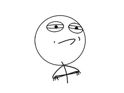 Challenge Accepted Rage Face blank meme template