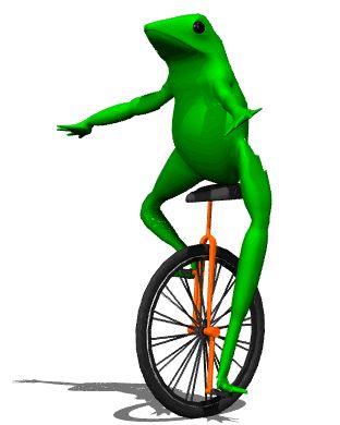 Dat Boi blank meme template