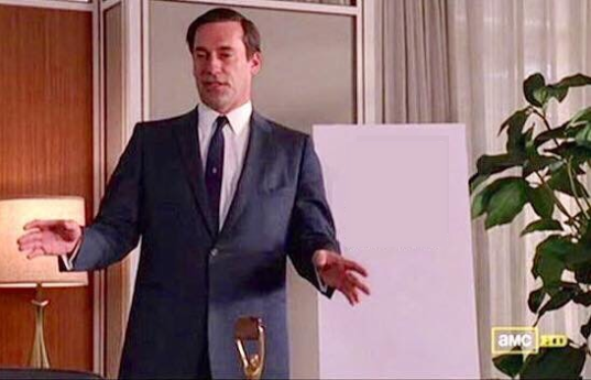 Don Draper Whiteboard blank meme template