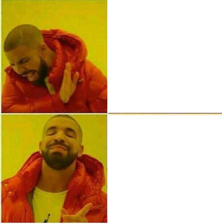 Drake Hotline approves blank meme template