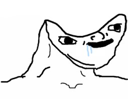 Drooling Brainless Idiot blank meme template