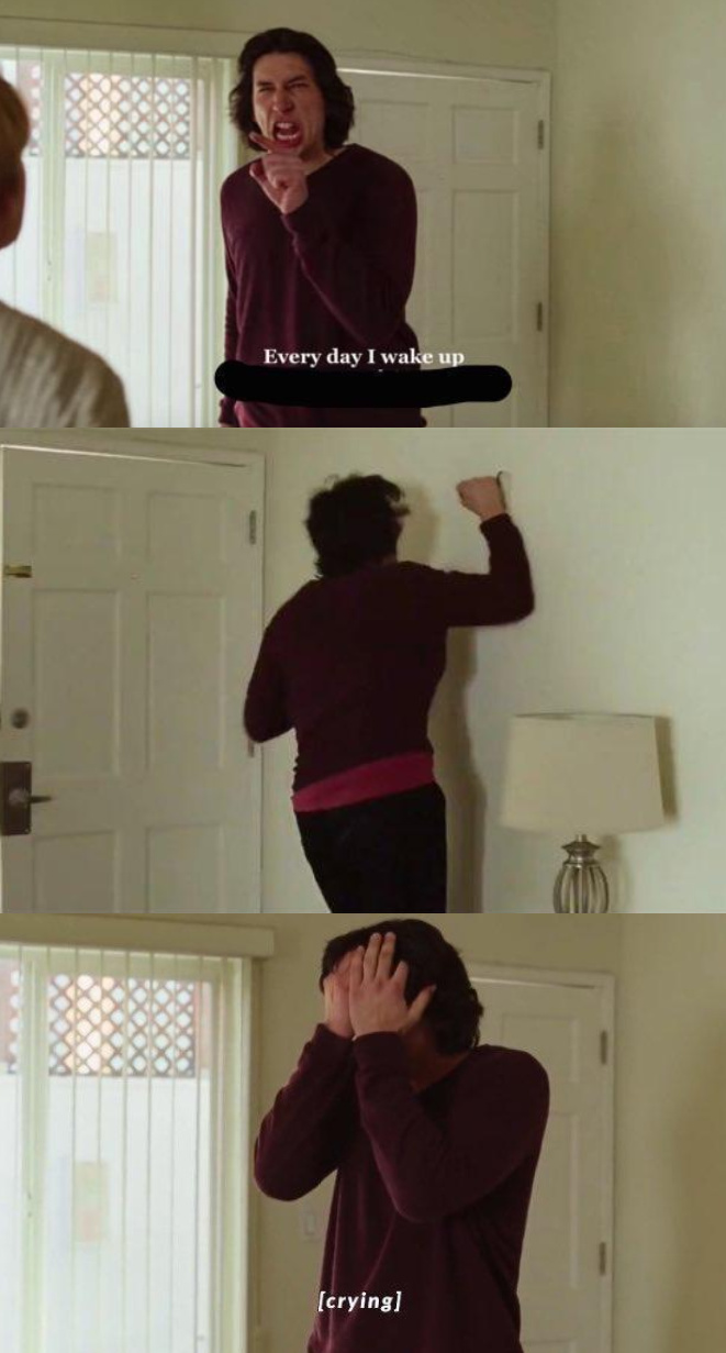 Every day I wake up blank meme template