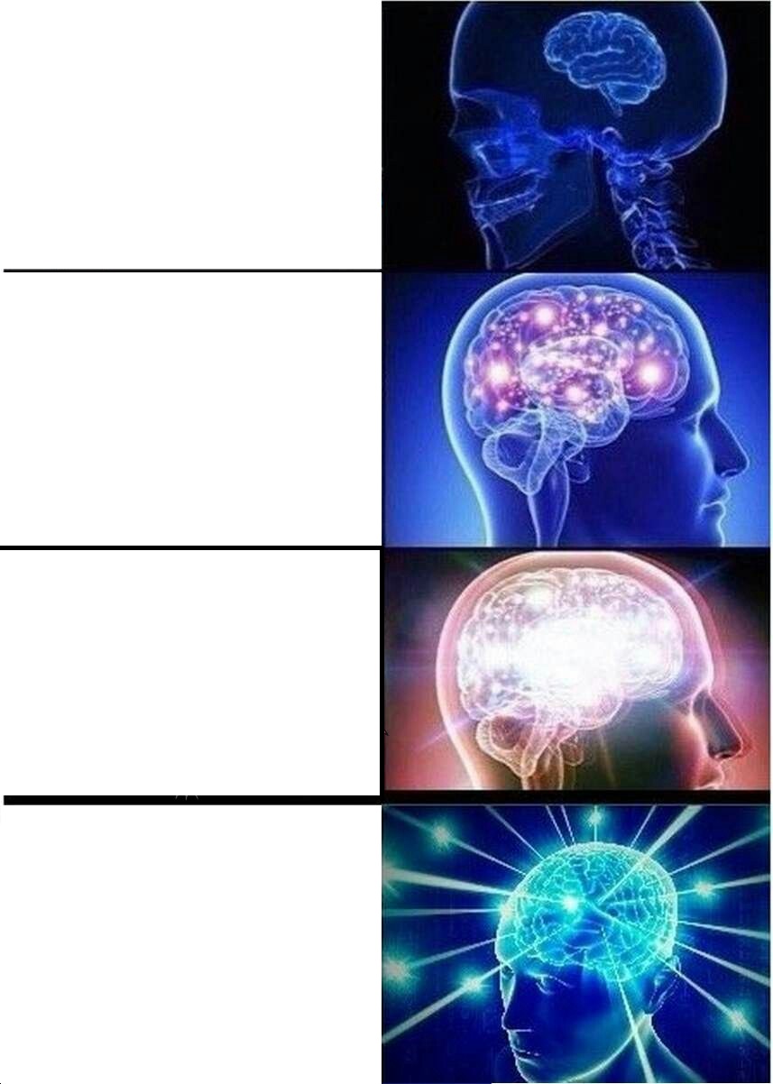Expanding Brain blank meme template