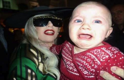 Gaga Baby blank meme template