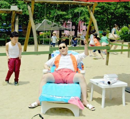 Gangnam Style blank meme template