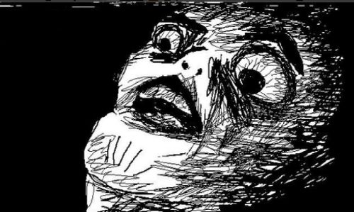 Gasp Rage Face blank meme template