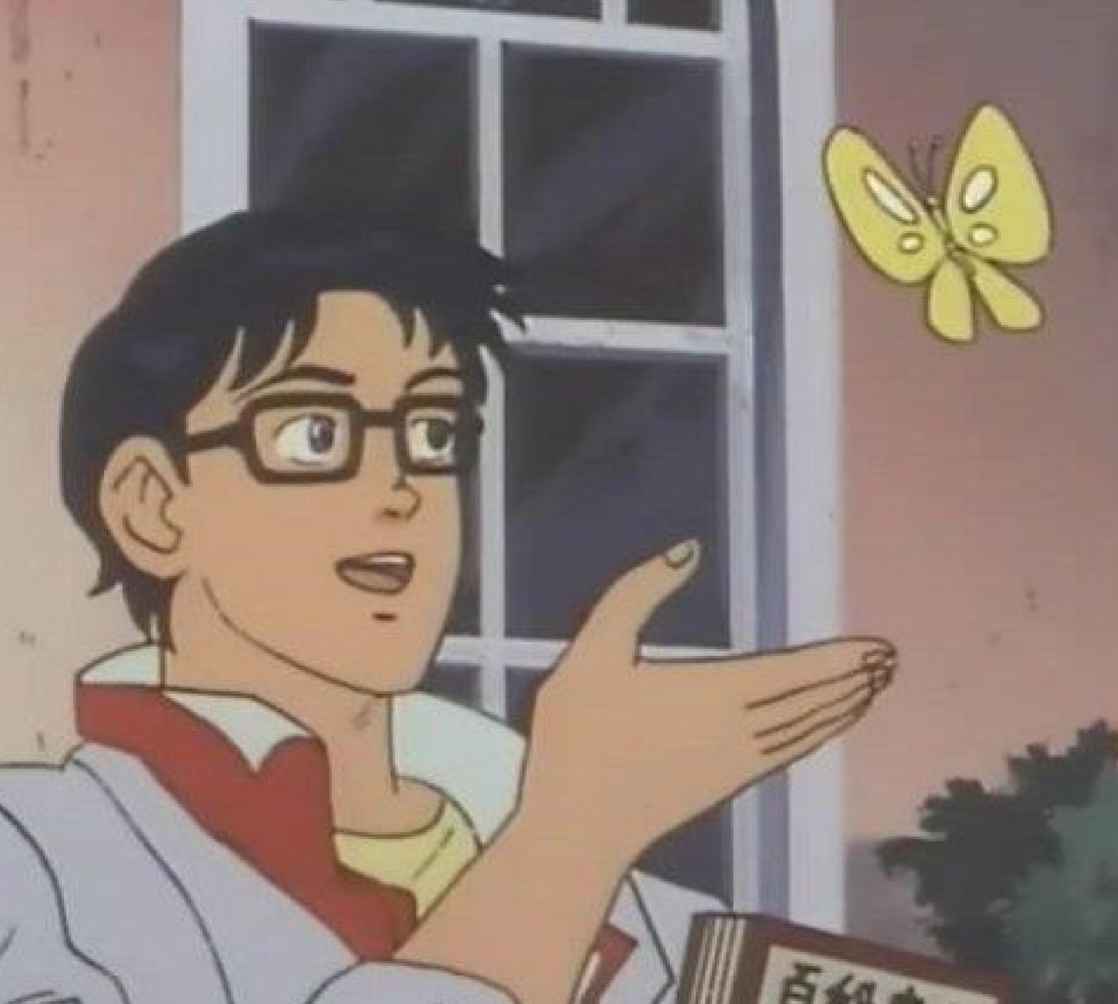 Is This A Pigeon blank meme template
