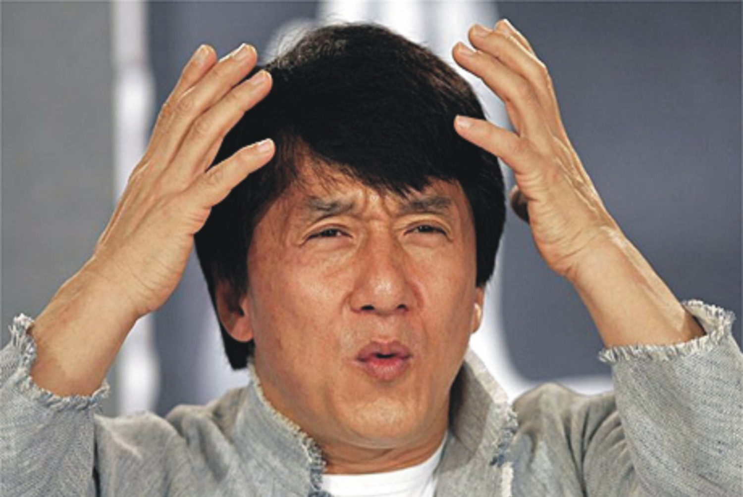 Jackie Chan Confused blank meme template