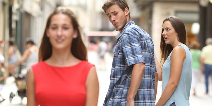 Jealous Girlfriend  blank meme template