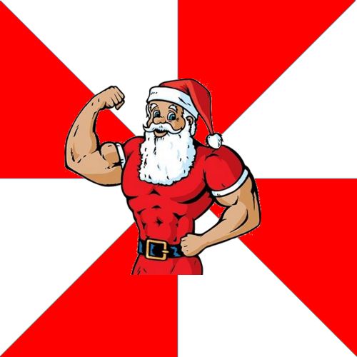 Jersey Santa blank meme template