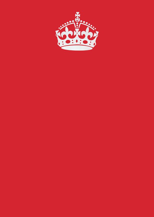 Keep Calm And Carry On Red blank meme template