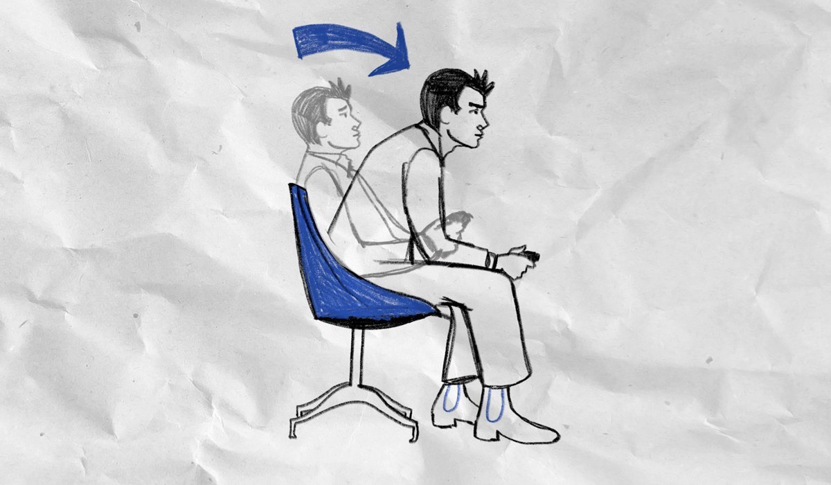 Lean forward in your chair blank meme template
