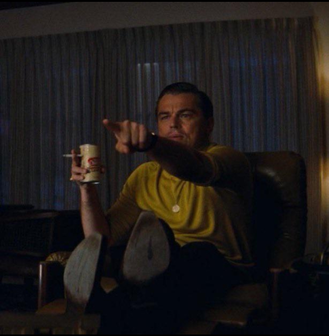 Leonardo DiCaprio Pointing blank meme template