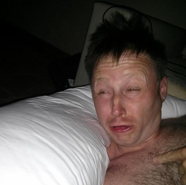 Limmy waking up blank meme template