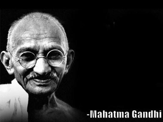 Mahatma Gandhi Rocks blank meme template