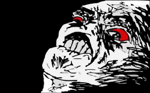 Mega Rage Face blank meme template