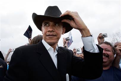 Obama Cowboy Hat blank meme template
