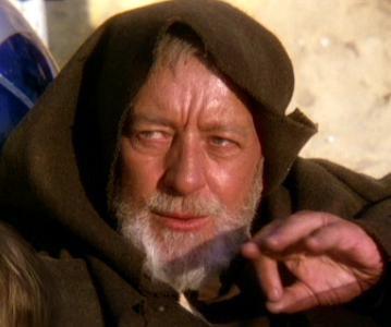 Obi Wan Kenobi Jedi Mind Trick blank meme template
