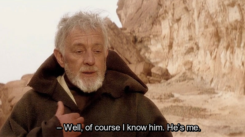 Obi Wan Of course I know him, He‘s me blank meme template