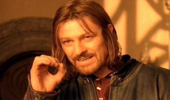 One Does Not Simply blank meme template