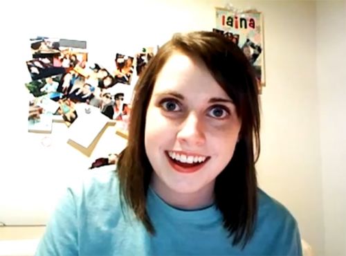 Overly Attached Girlfriend blank meme template