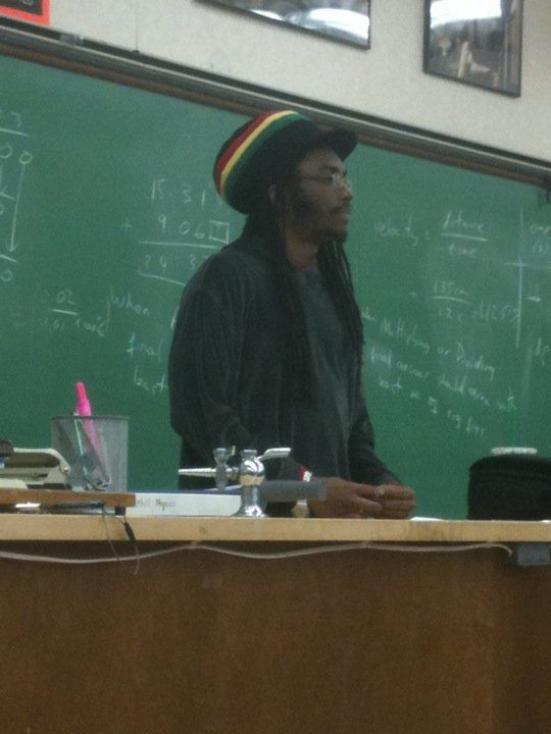 Rasta Science Teacher blank meme template