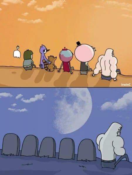 Regular Show Graves blank meme template